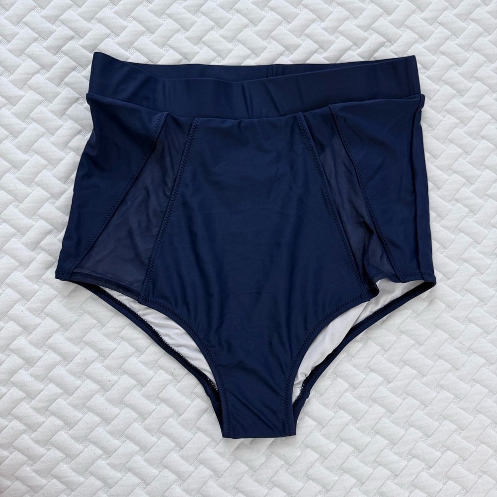 Latched Mama Navy Swim Bottoms